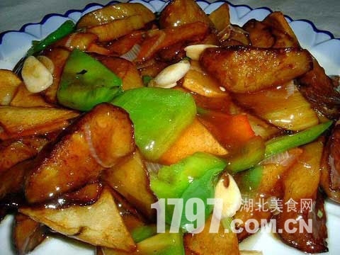 三鮮炒蕨菜