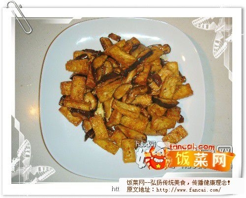 醬燒香菇豆腐