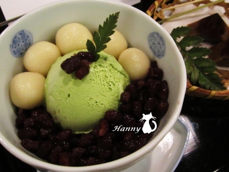 綠茶紅豆冰淇淋