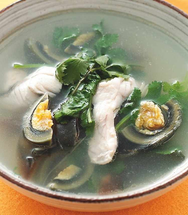 魚片香菜湯