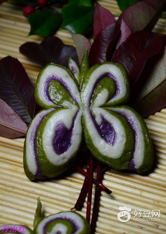 紫薯南瓜菠菜饅頭