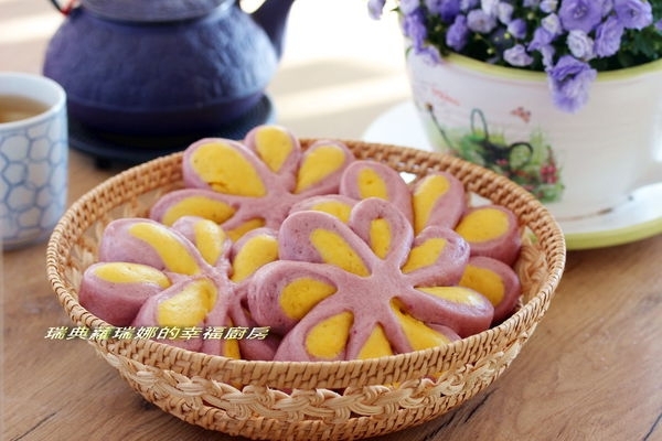 紫薯菊花麵包