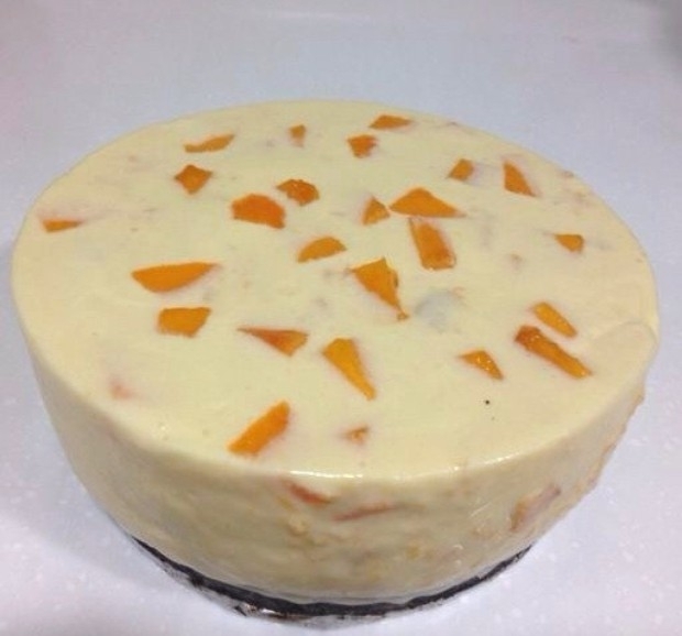 黃桃凍芝士蛋糕