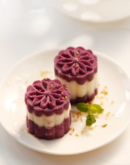 蜂蜜紫薯山藥糕