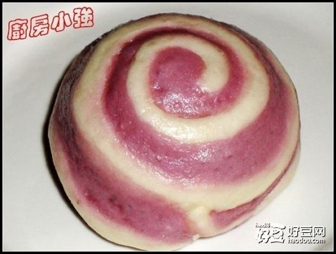 紫薯螺旋饅頭