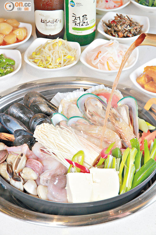 最美味的湯韓式海鮮鍋