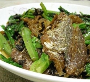 豆豉鯪魚油麥菜料理食譜