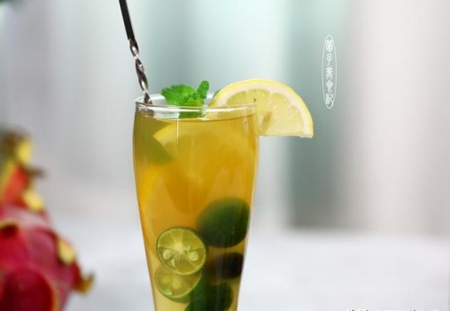 檸檬水果茶，夏日營養水果茶