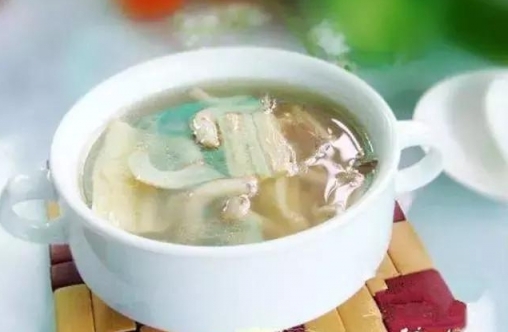 鮮菇腐竹湯的做法