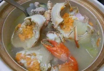 花蟹冬瓜湯的做法