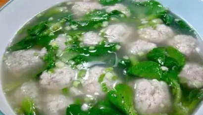 青菜豆腐丸子湯的做法