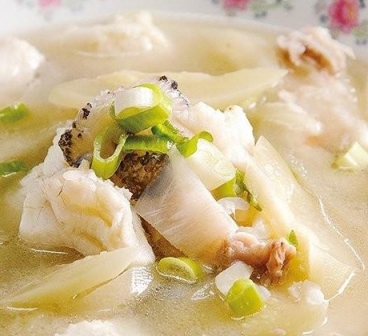西瓜綿鮮魚湯的做法