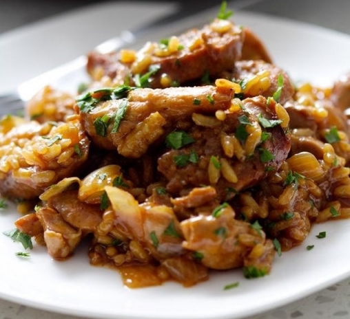 廚房∣意式雞肉臘腸燉飯的做法