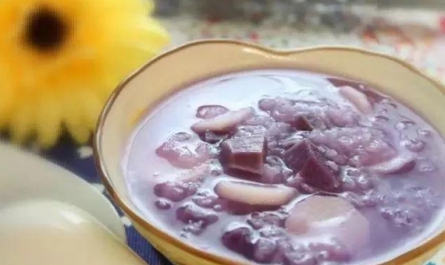 養生粥的做法，紫薯山藥粥的做法