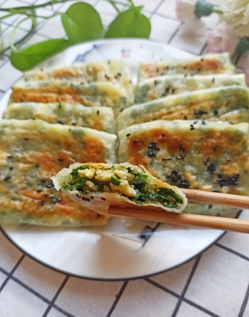 韭菜餅這樣做很香，小孩子搶著吃