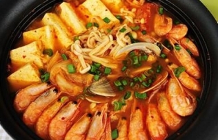 韓式泡菜海鮮鍋食譜