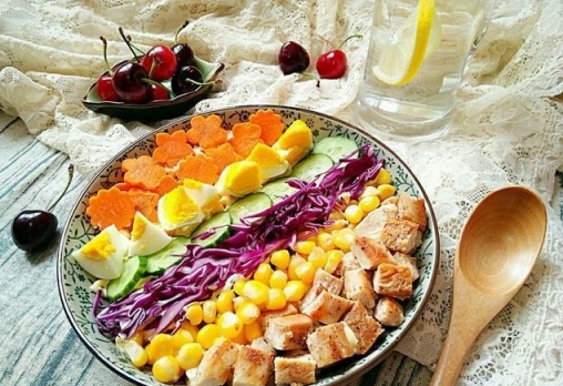 彩虹沙拉食譜，減肥消脂沙拉