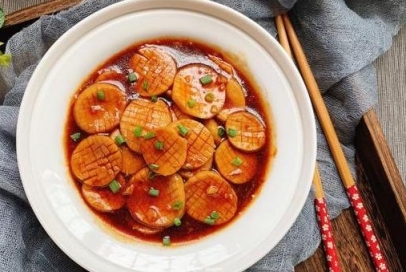 杏鮑菇營養豐富，味道鮮美，做醬汁杏鮑菇最好吃