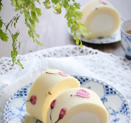 櫻花蛋糕卷（關於毛巾面的一切），櫻花蛋糕卷的做法