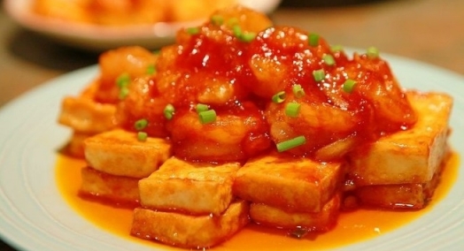 鮮蝦番茄豆腐,鮮蝦番茄豆腐的做法