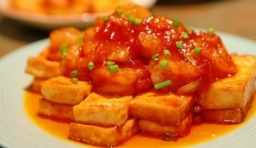 鮮蝦番茄豆腐,鮮蝦番茄豆腐的做法
